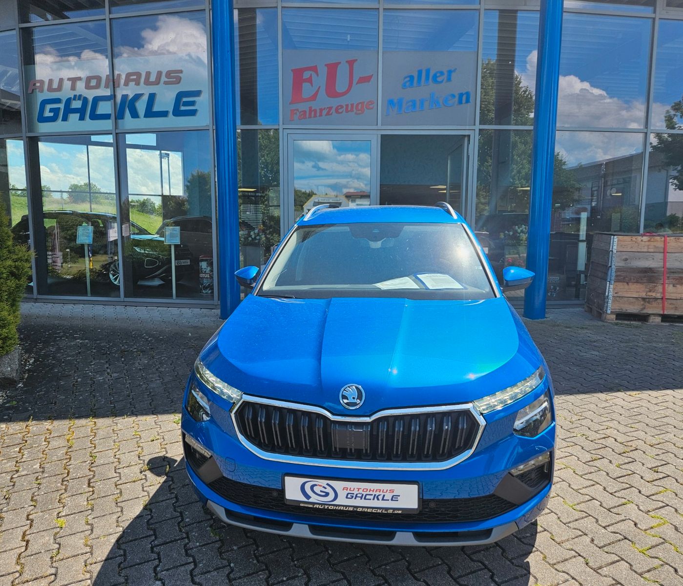 Mehr über den Artikel erfahren Skoda Kamiq 1.5 TSI DSG,8-fach ,Winterp,ACC,Kamera,AHK